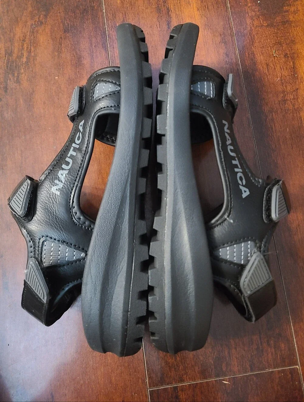 Nautica Chisholm Men's Sport Sandals Size 7 Black NWOT Athletic Hiking
